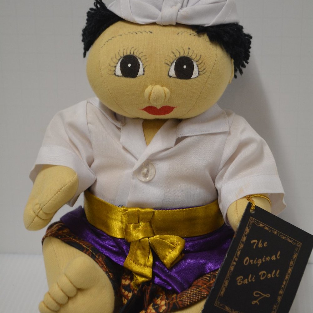 Original Bali Doll Handmade Cloth Indonesia Plush